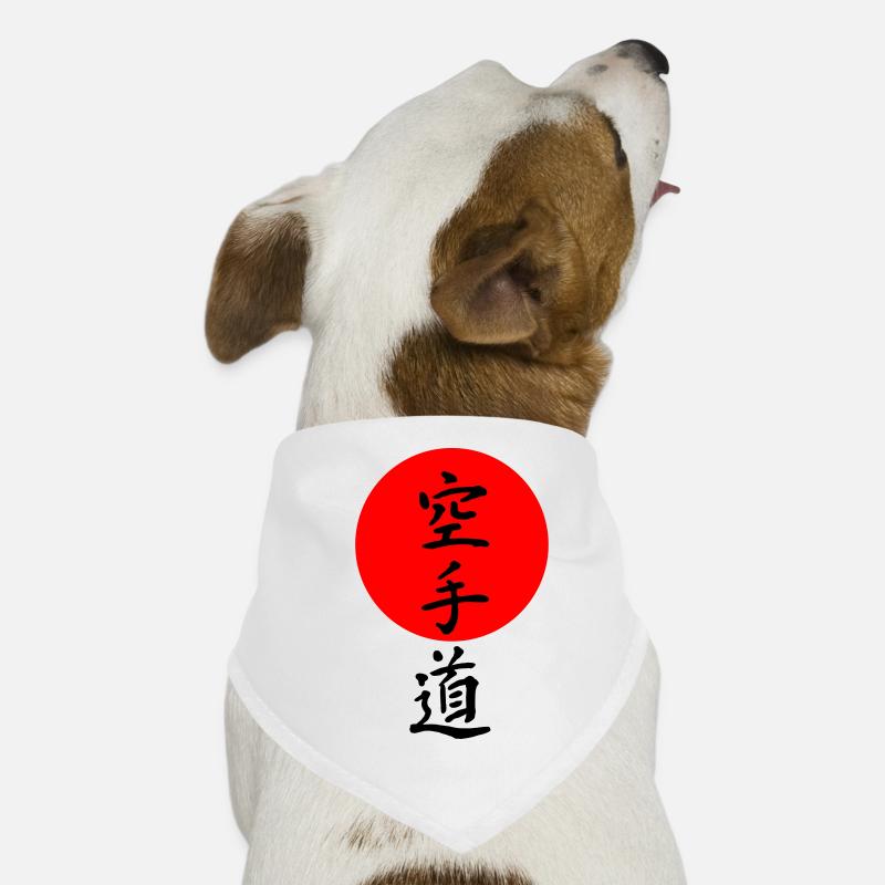 Karate lettering Dog Bandana