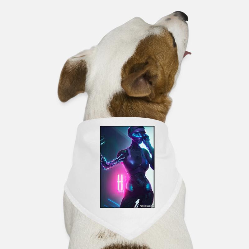 Robot Future Science Machine de science-fiction Bandana pour chien