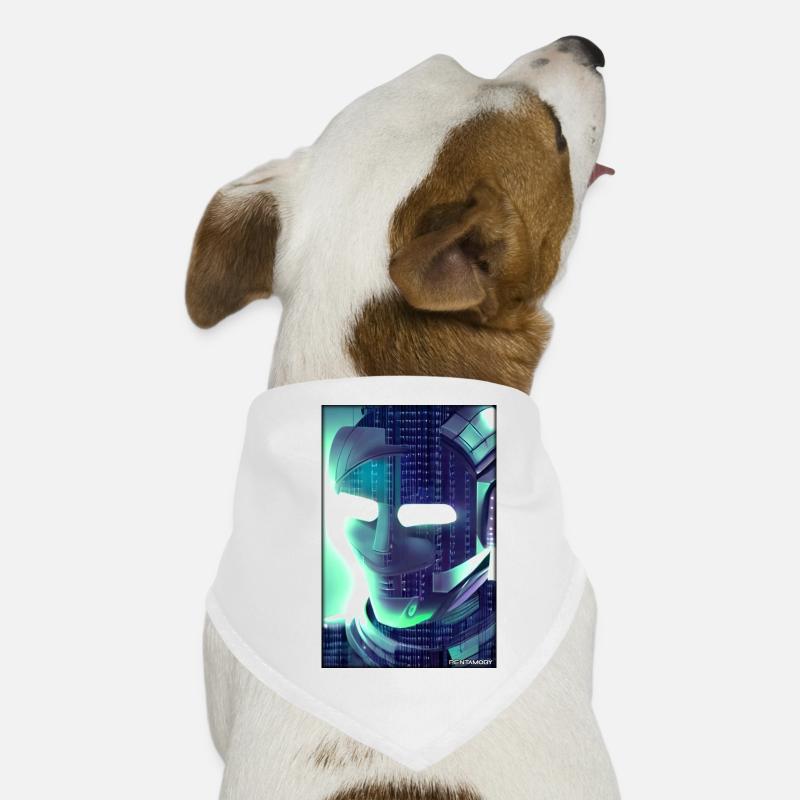Robot Future Science Machine de science-fiction Bandana pour chien