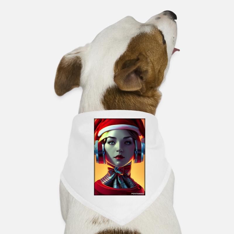 Robots Noël Future Technology Science Bandana pour chien