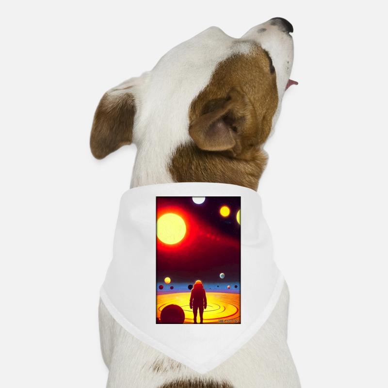 Galaxy Cosmos Universe Solar System Astronaut Dog Bandana