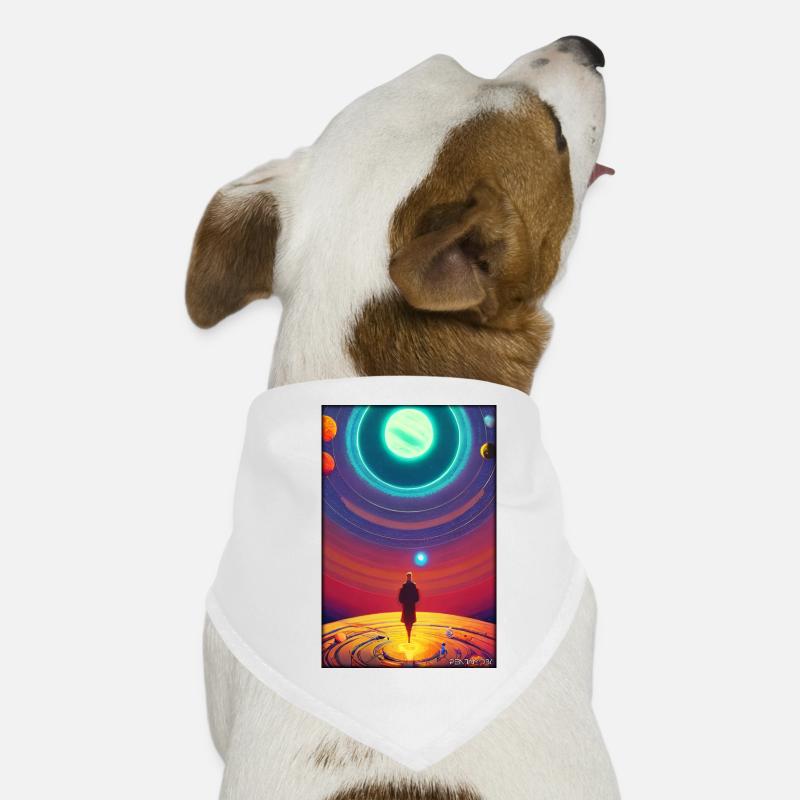 Galaxy Cosmos Universe Solar System Astronaute Bandana pour chien