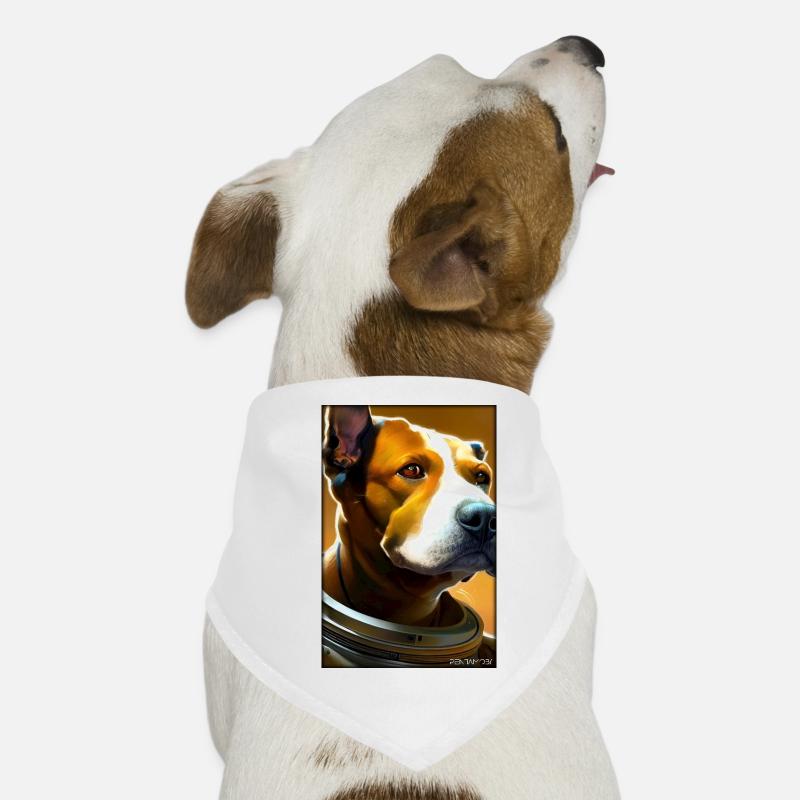 Dog Pet Astronaut Future Sci-Fi Technology Bandana pour chien
