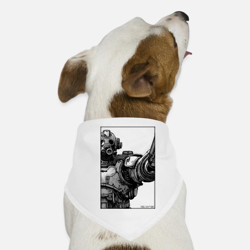 Kampfbot Robot Super Soldier Machine Warrior Dog Bandana