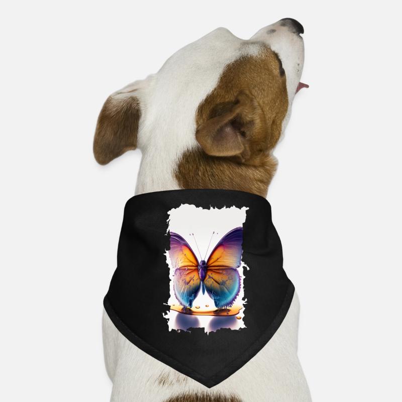 Fondant Butterfly Dog Bandana
