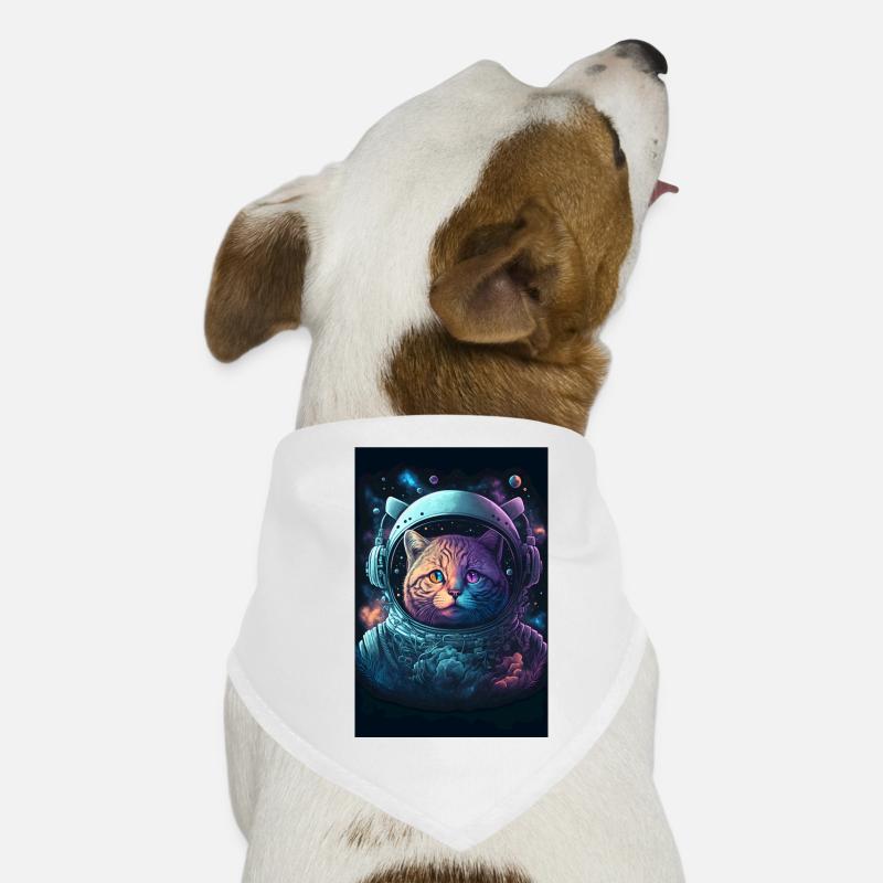 Chat de l’espace Bandana pour chien