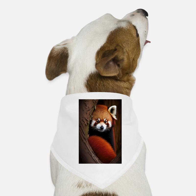 Mignon panda rouge petit panda kawaii Bandana pour chien