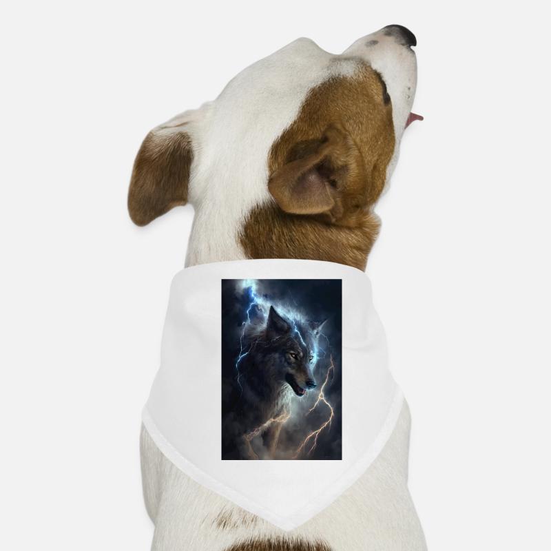 Wolf Blitz Thunder Epic Cool Epic Lupi epici Bandana per cani