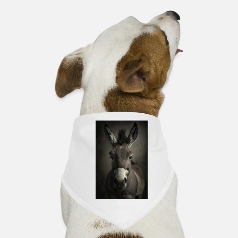 Donkey Realistic Cool Dog Bandana