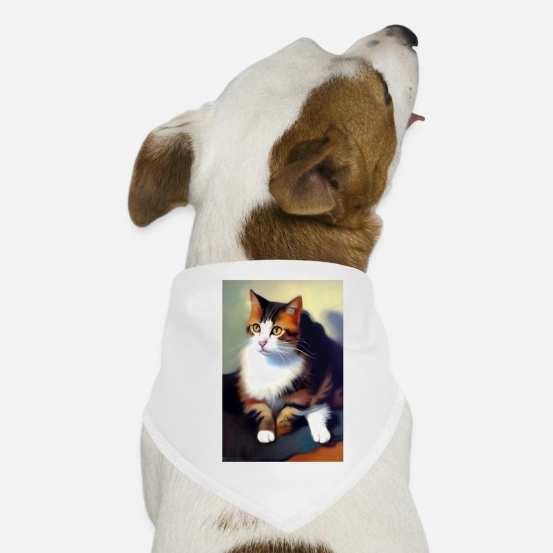 Katzen Bild Hunde-Bandana
