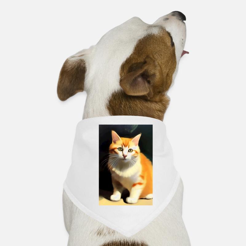 Cat Image Dog Bandana