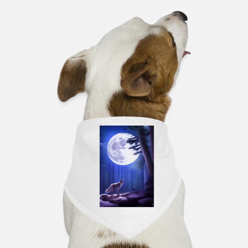Wolf and Moon Dog Bandana
