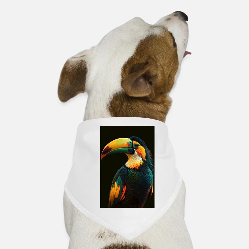 Toucan Oiseau à bec Pic Oiseaux Bandana pour chien