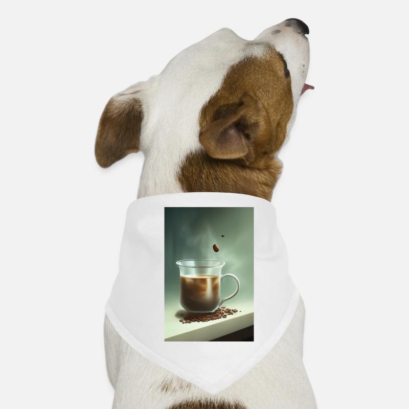Coffee, coffee beans Dog Bandana