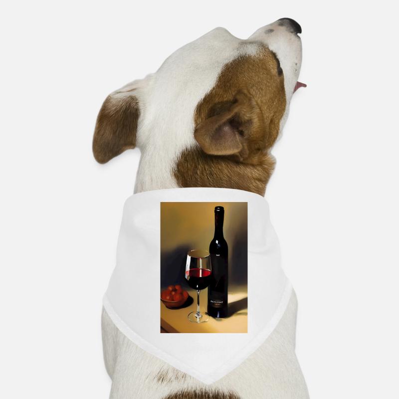 Wein Trinker Hunde-Bandana