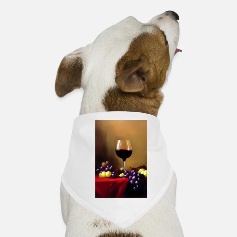 Wein Trinker Hunde-Bandana