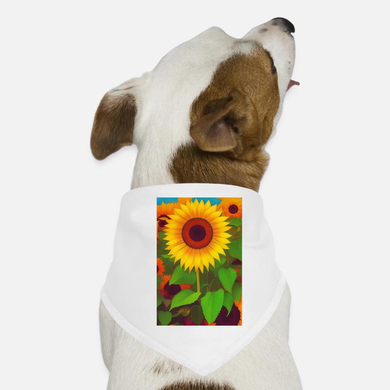 Sunflowers Dog Bandana