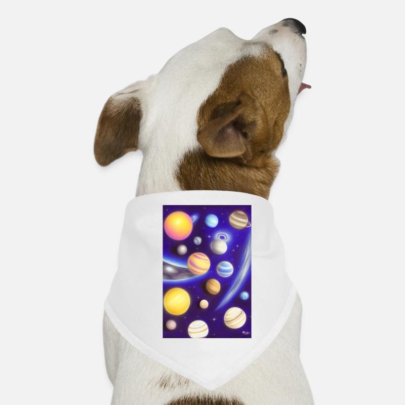 Space and planets Dog Bandana