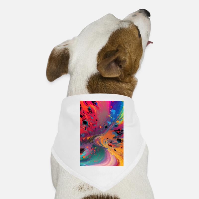 Abstract art Dog Bandana