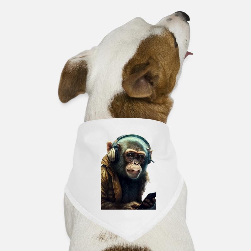 Affe Hunde-Bandana