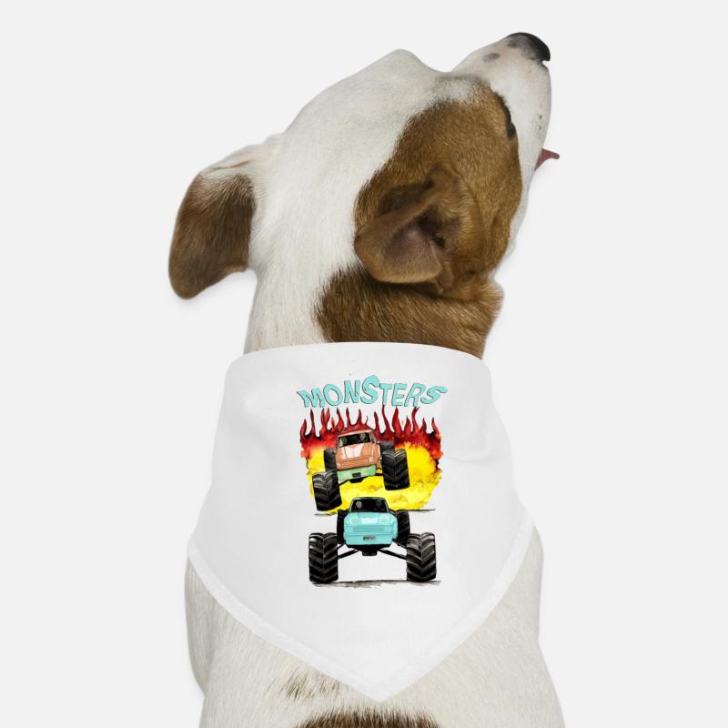 Monstertrucks-Offroad Hunde-Bandana