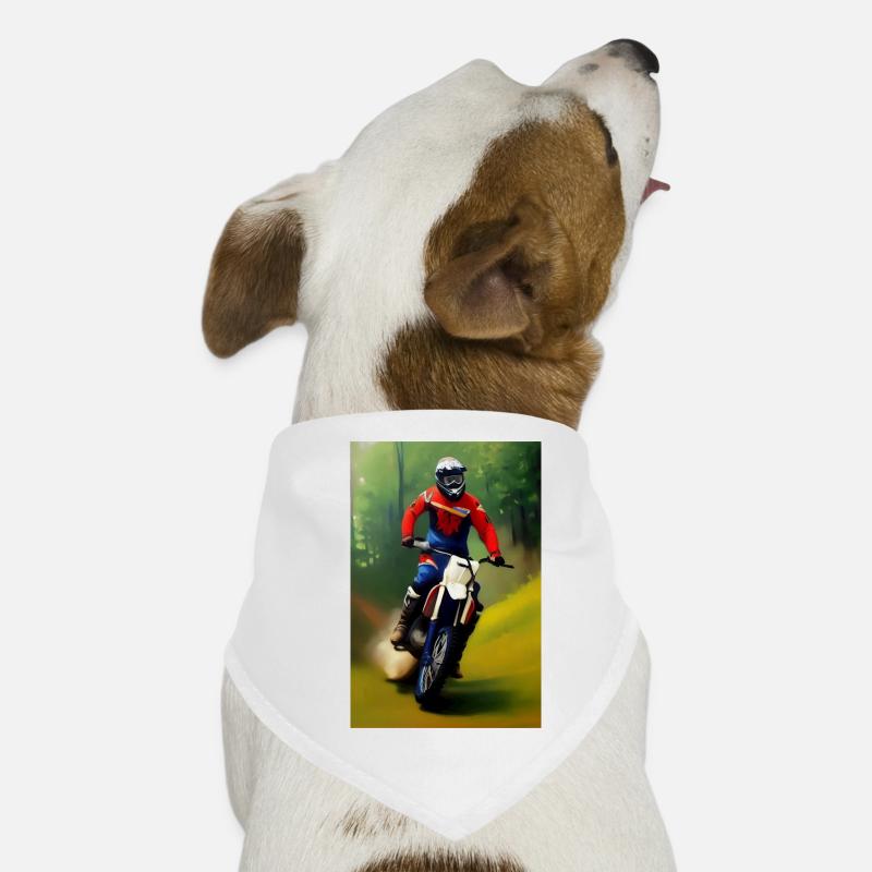 Équitation en motocross Bandana pour chien
