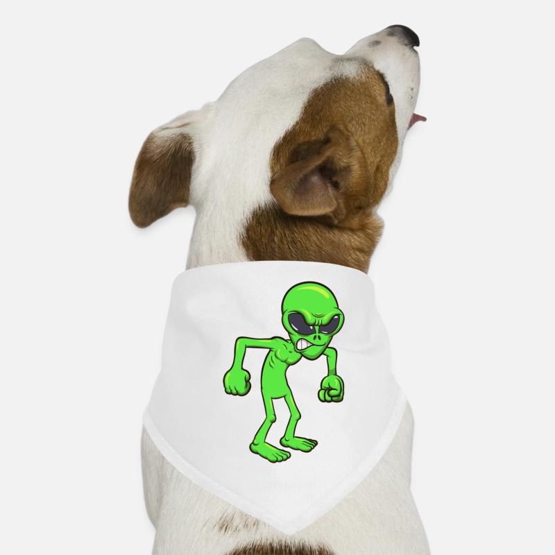 Angry Alien Dog Bandana