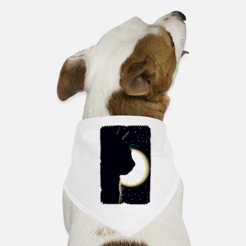 Chat de lune Bandana pour chien