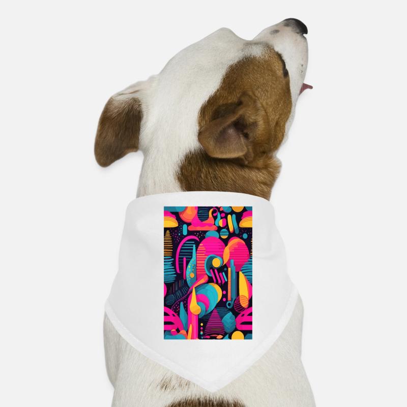 Modern Abstract Pattern Dog Bandana