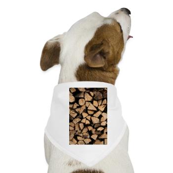KAMINHOLZ - Hunde-Bandana - Weiß - Vorne