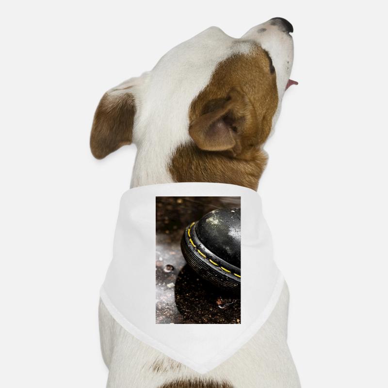 Black Mud Rubber Boots Dog Bandana