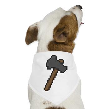 axt pixel - Hunde-Bandana - Weiß - Vorne