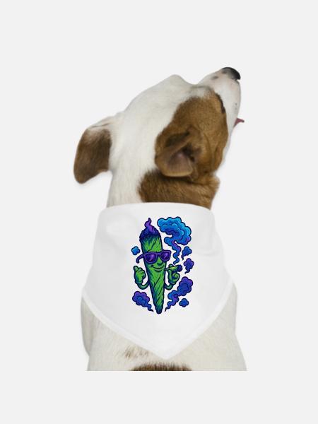 Joint Venture - Hunde-Bandana - Weiß - Vorne
