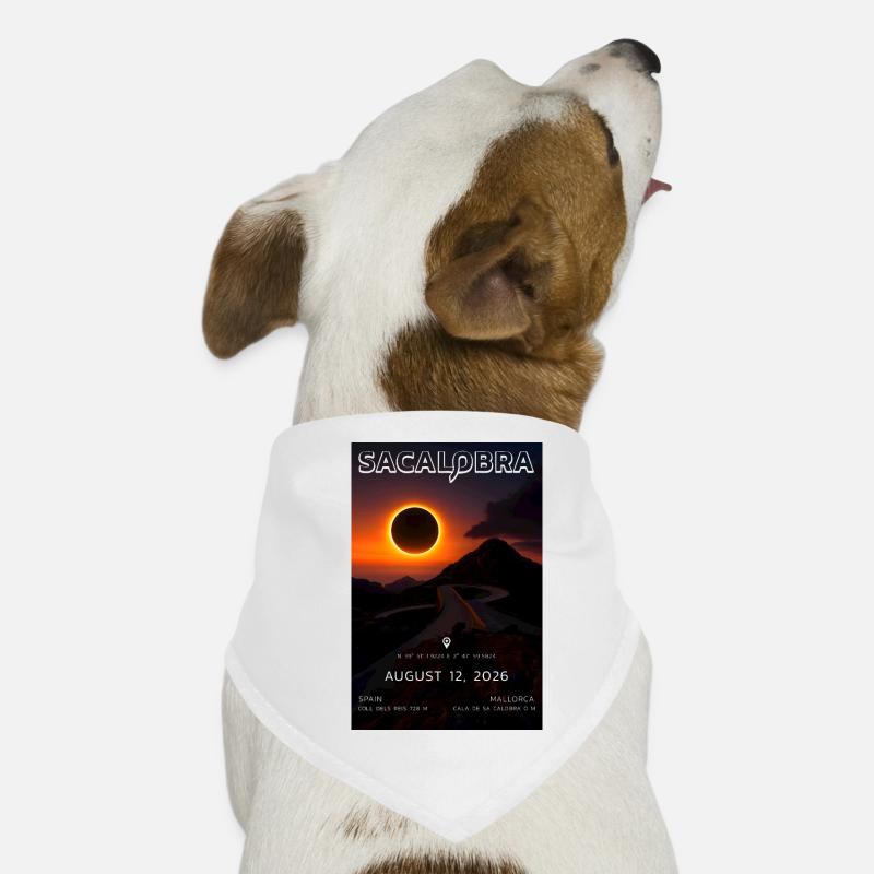 Sa Calobra 2026 Solar Eclipse Dog Bandana