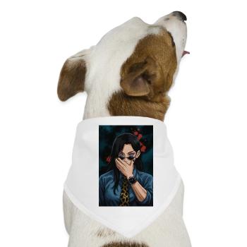 Noir Division - Hunde-Bandana - Weiß - Vorne