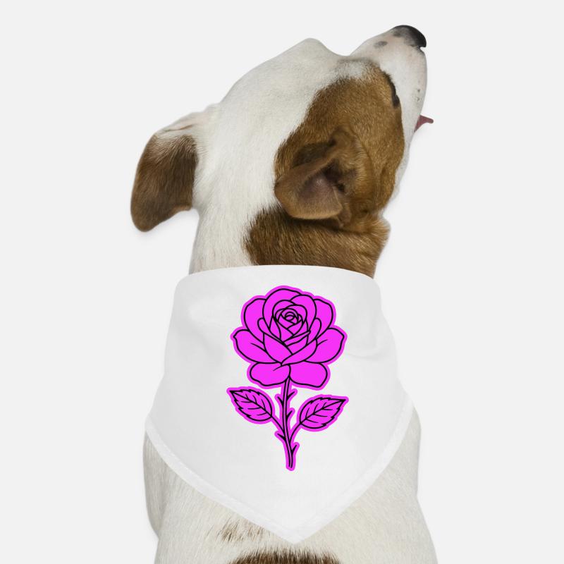 Rose Contour Dog Bandana