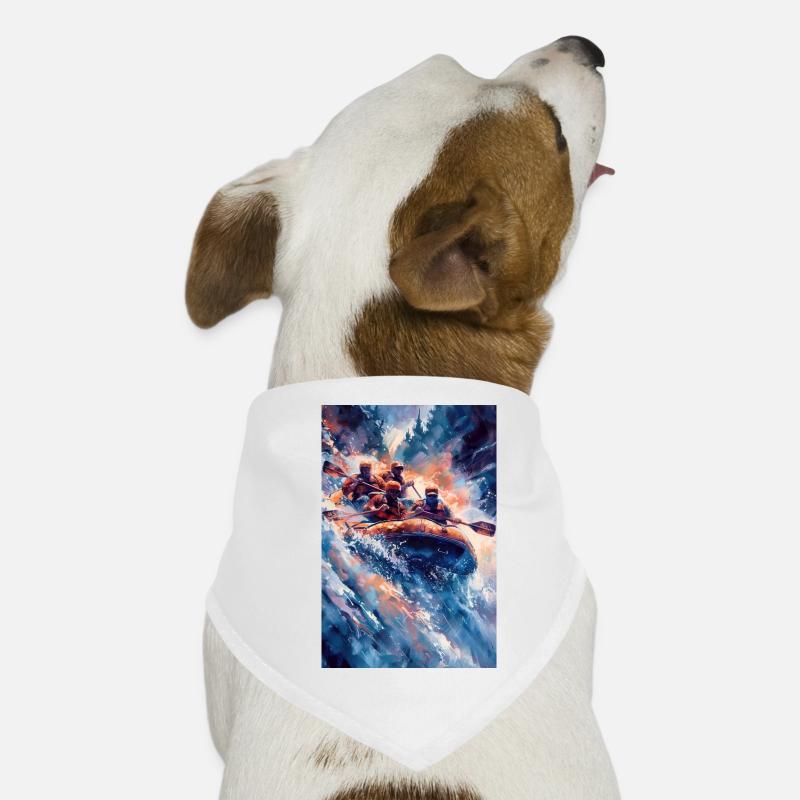 Team Rush Through Wild Rapids Dog Bandana