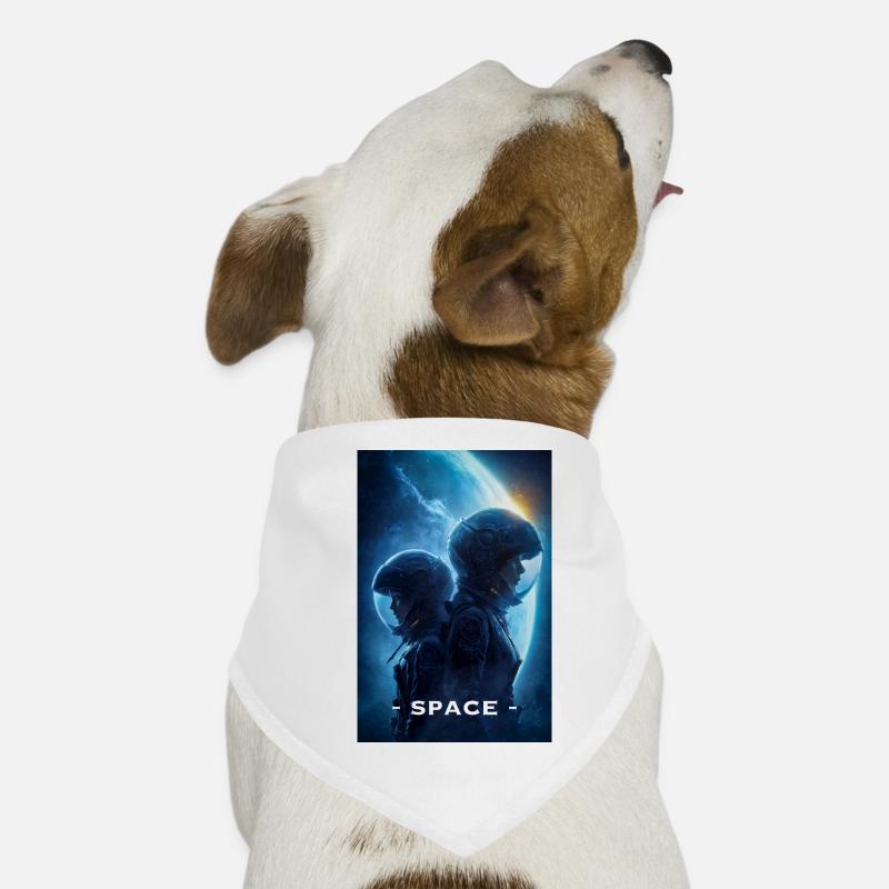 Astronauts in Deep Space Dog Bandana