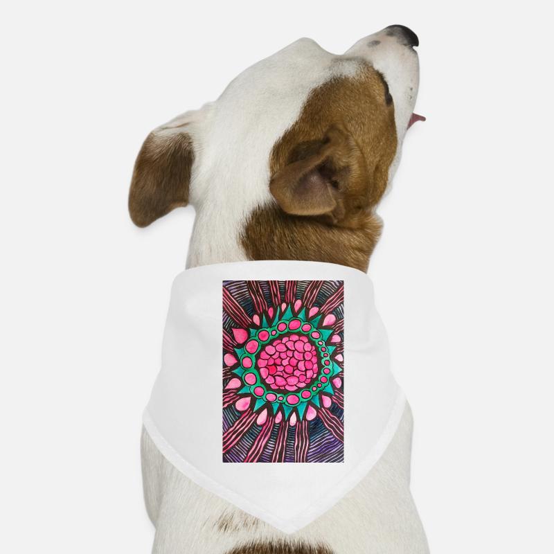 Himbeere Hunde-Bandana