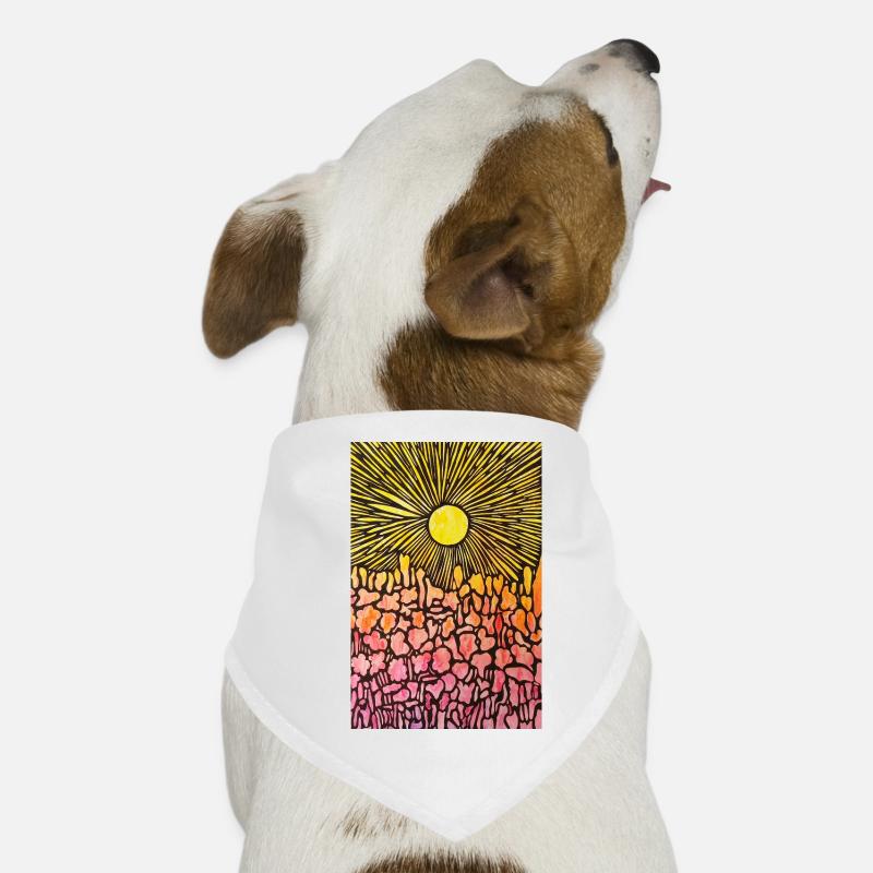 sunset Bandana pour chien