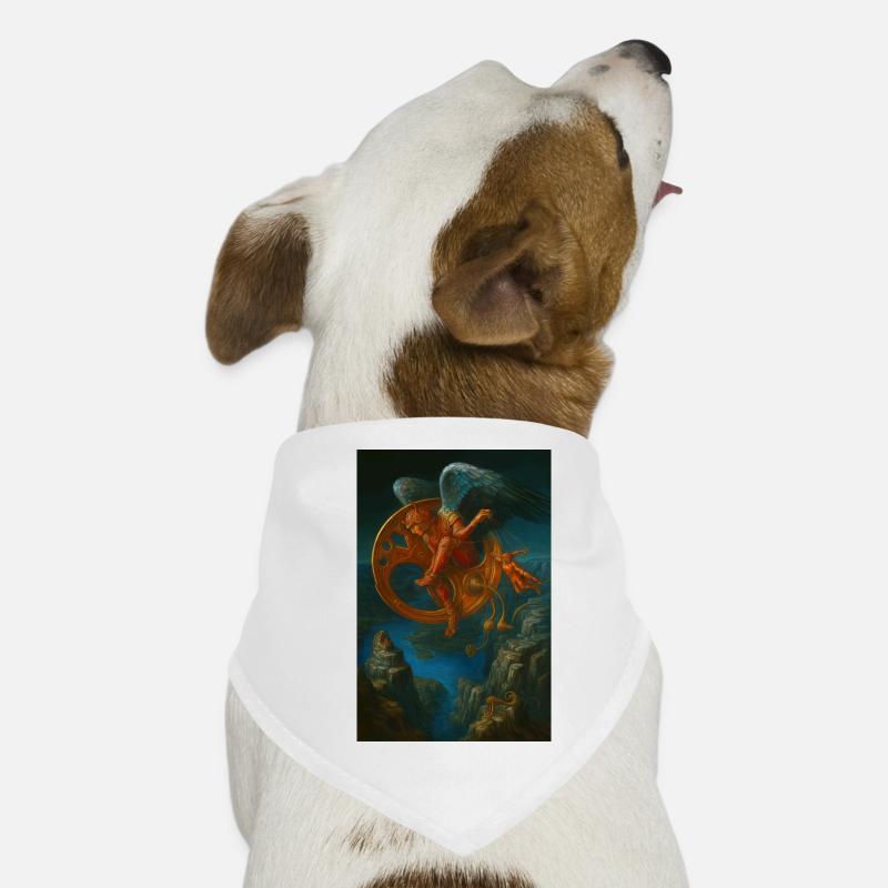 Fantasy Mechanical Flying Creature Design Dog Bandana