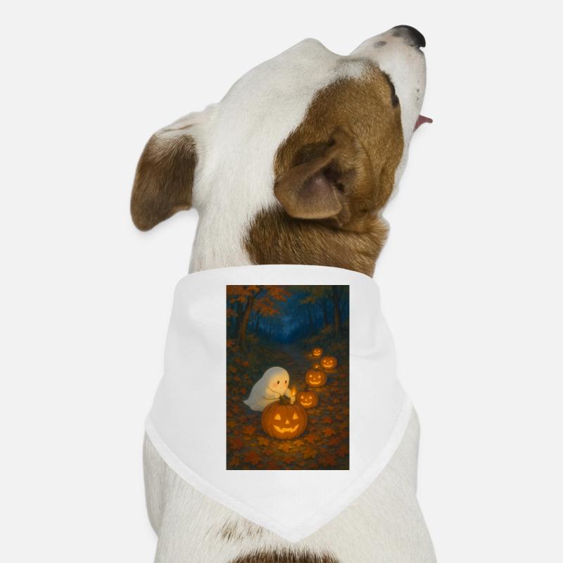 Halloween Ghost Cute Dog Bandana