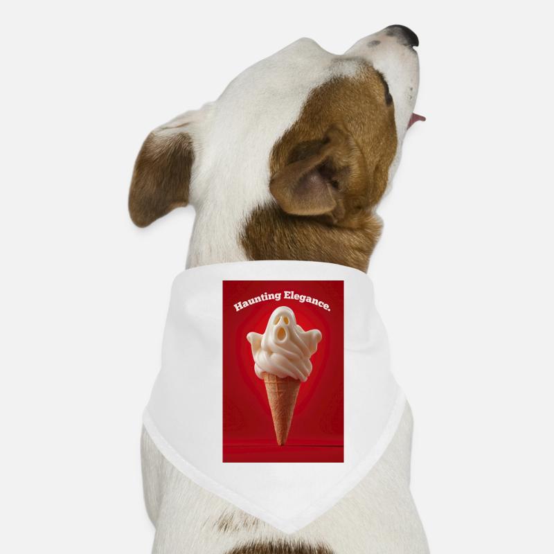 Cornet de crème glacée hantant Bandana pour chien
