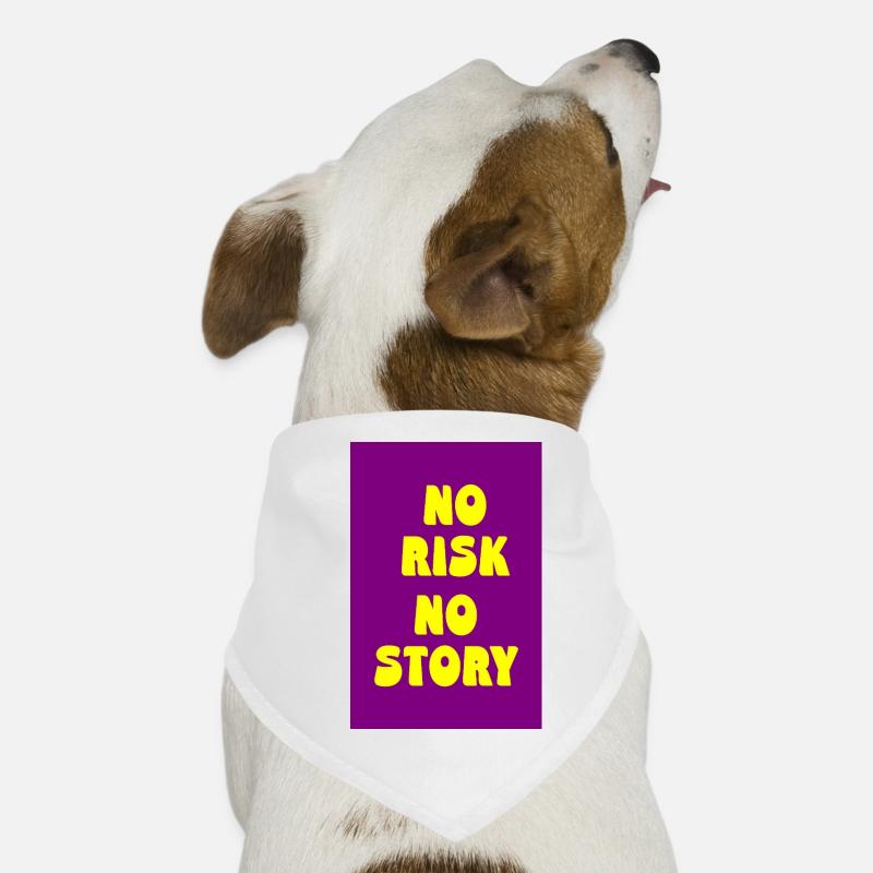 No Risk No Story – Mutig leben, echt sein Hunde-Bandana
