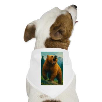 Polynature Grizzly - Hunde-Bandana - Weiß - Vorne