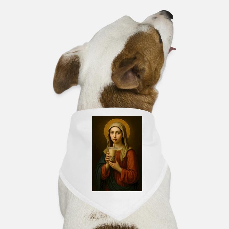 Saint boit du bubble tea Bandana pour chien