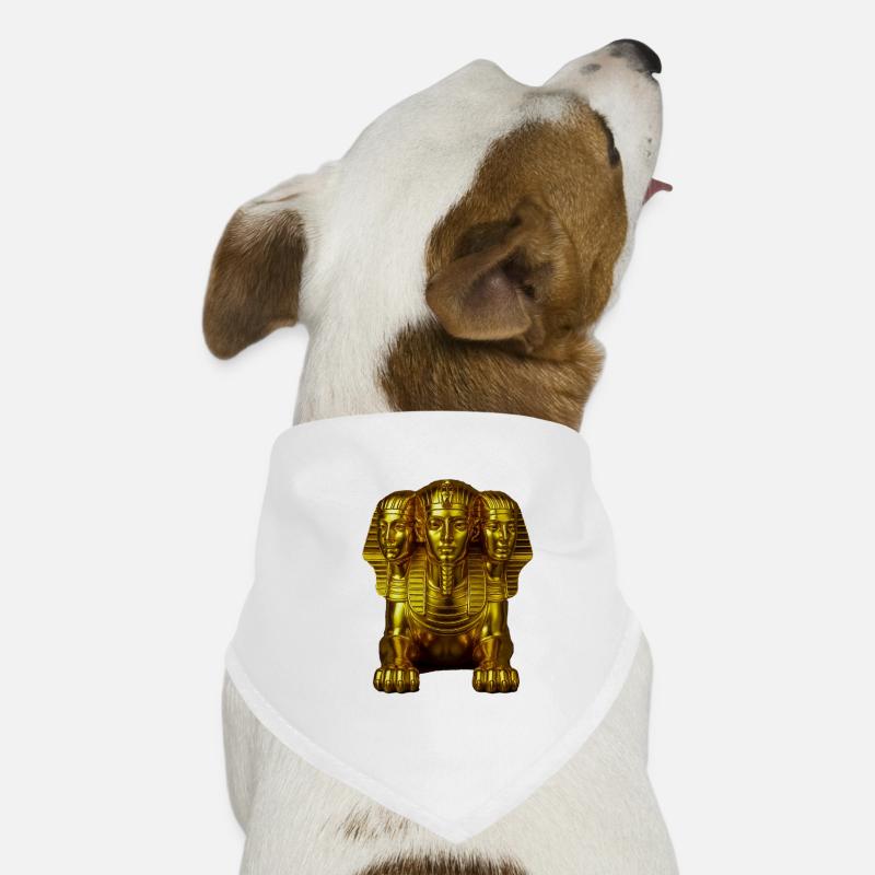 Golden Trihead Sphinx Dog Bandana