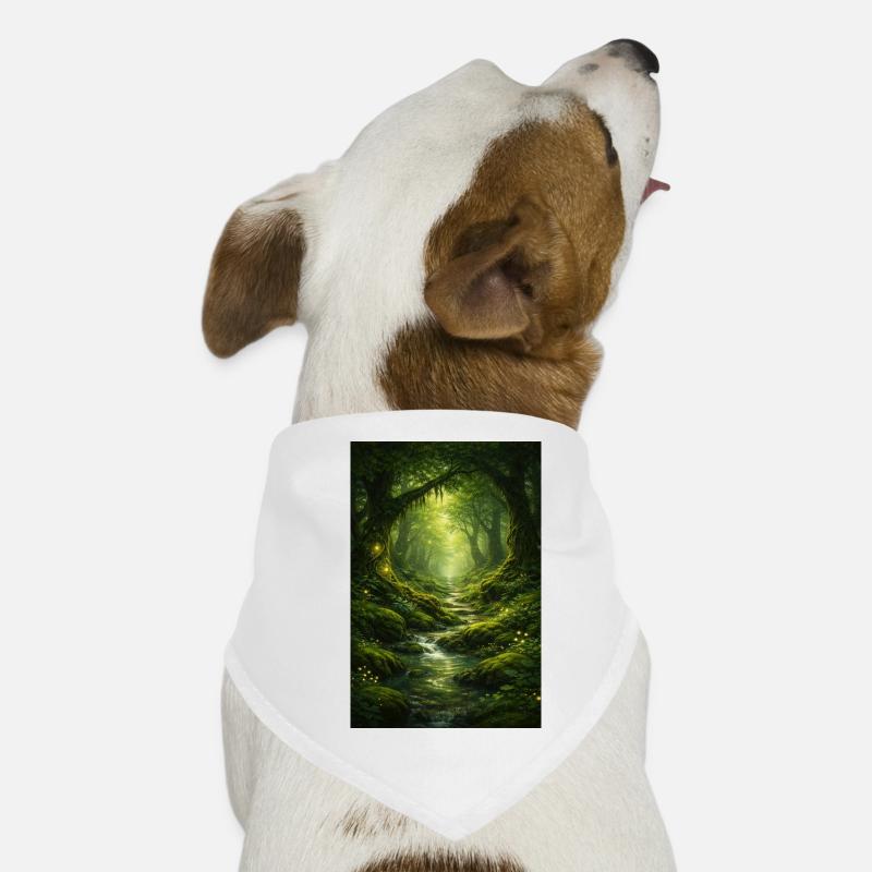 Mystical Forest Dog Bandana
