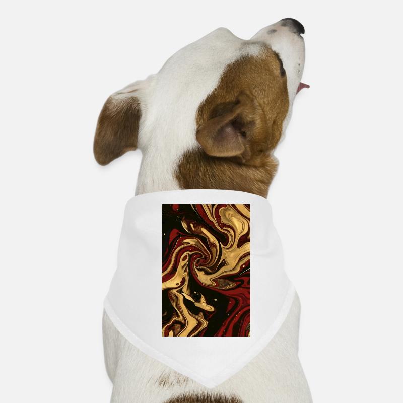 Abstrakt Deutschland Fluid Art Teil 2. Hunde-Bandana