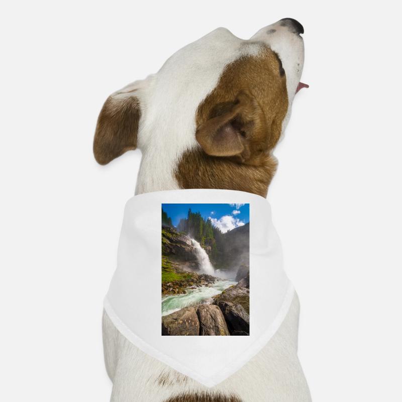 Krimml Waterfalls Dog Bandana